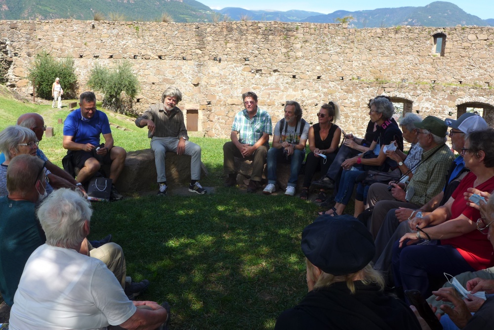 25.08. MMM Firmian in Bozen - unser persönlichem Treffen mit Reinhold Messner