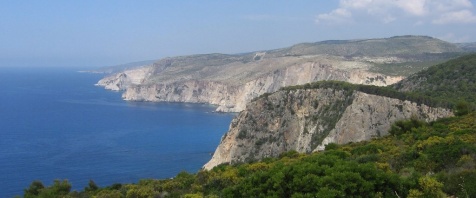 Zakynthos - Steilküsten und Schiffswrack
